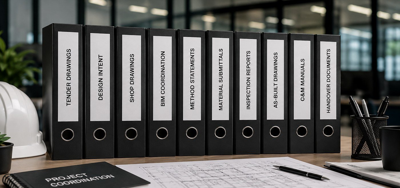 As-built and handover documentation preparation