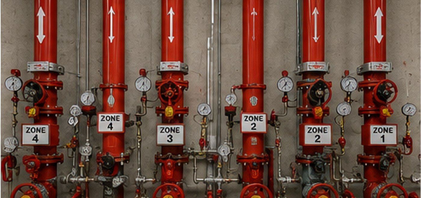 Fire pump room and firefighting equipment