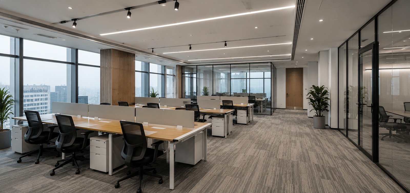 Interior flooring and finishing works